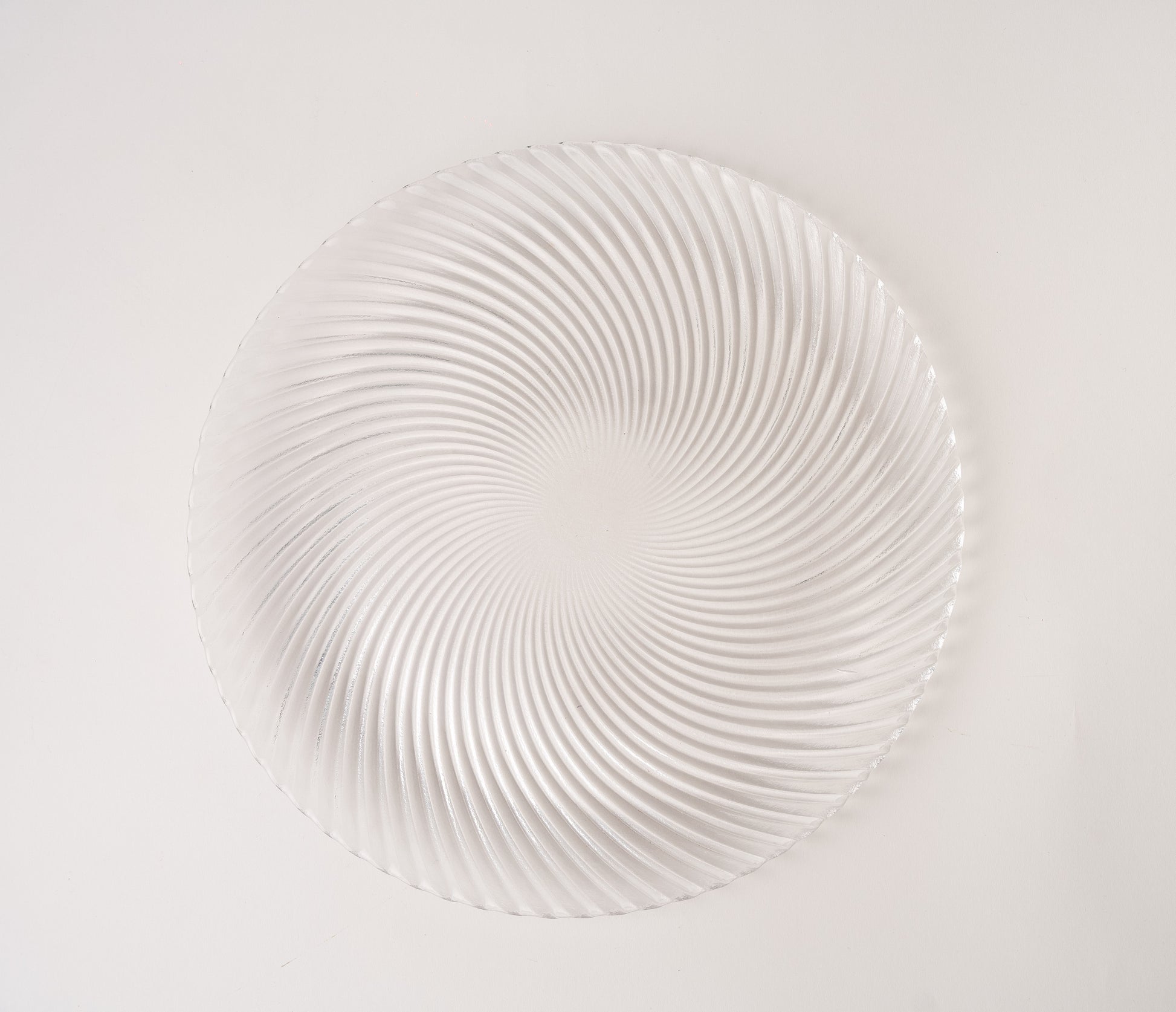Bajo Plato Espiral Clear